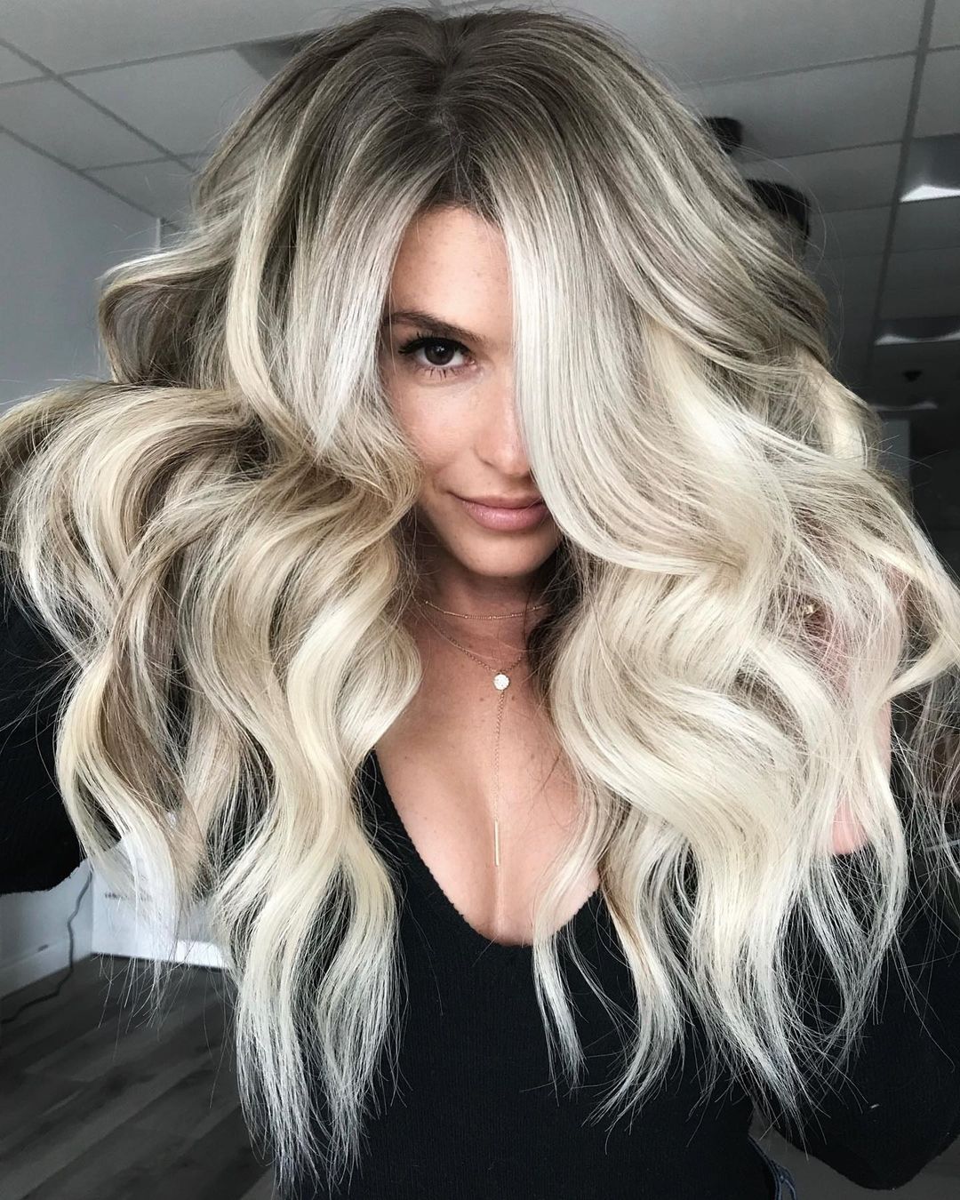 Flashy Blonde Highlights