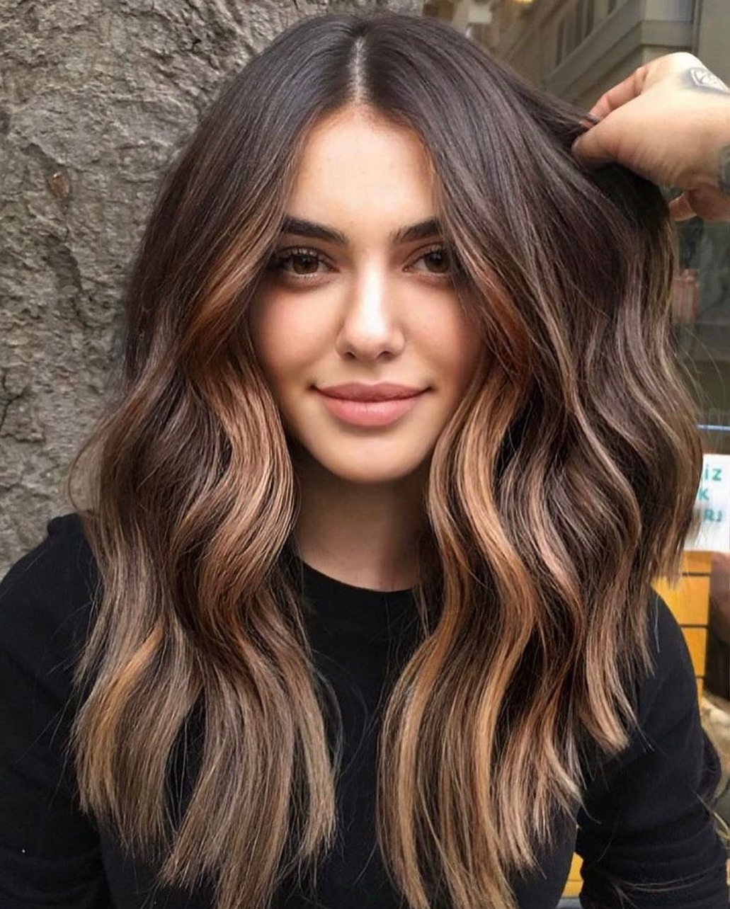 Almond Brown Balayage Hair