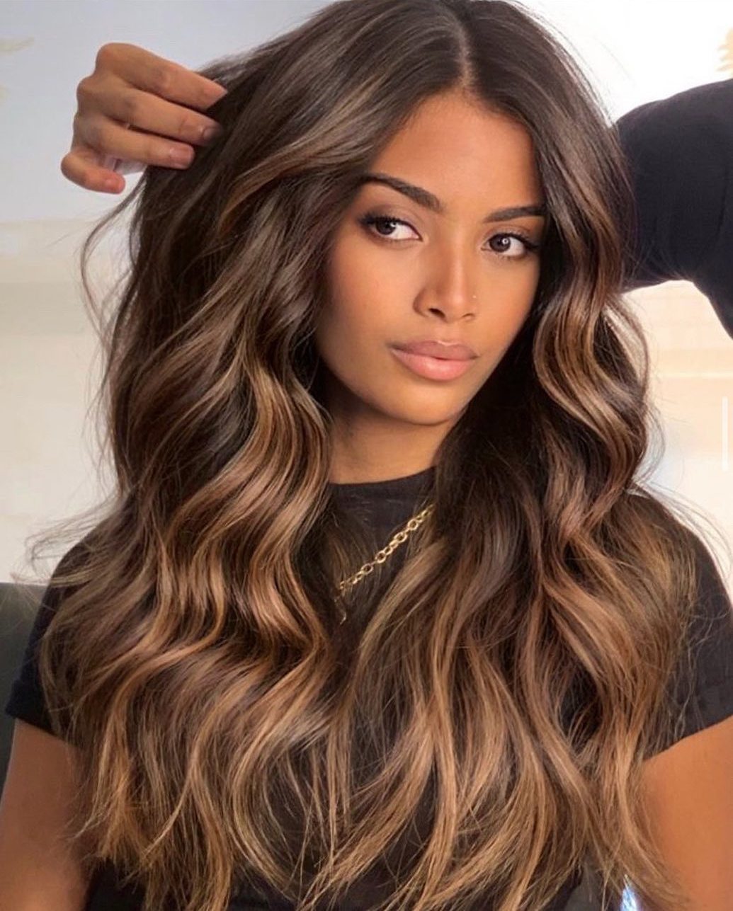 Sun-Kissed Brown Balayage Hair