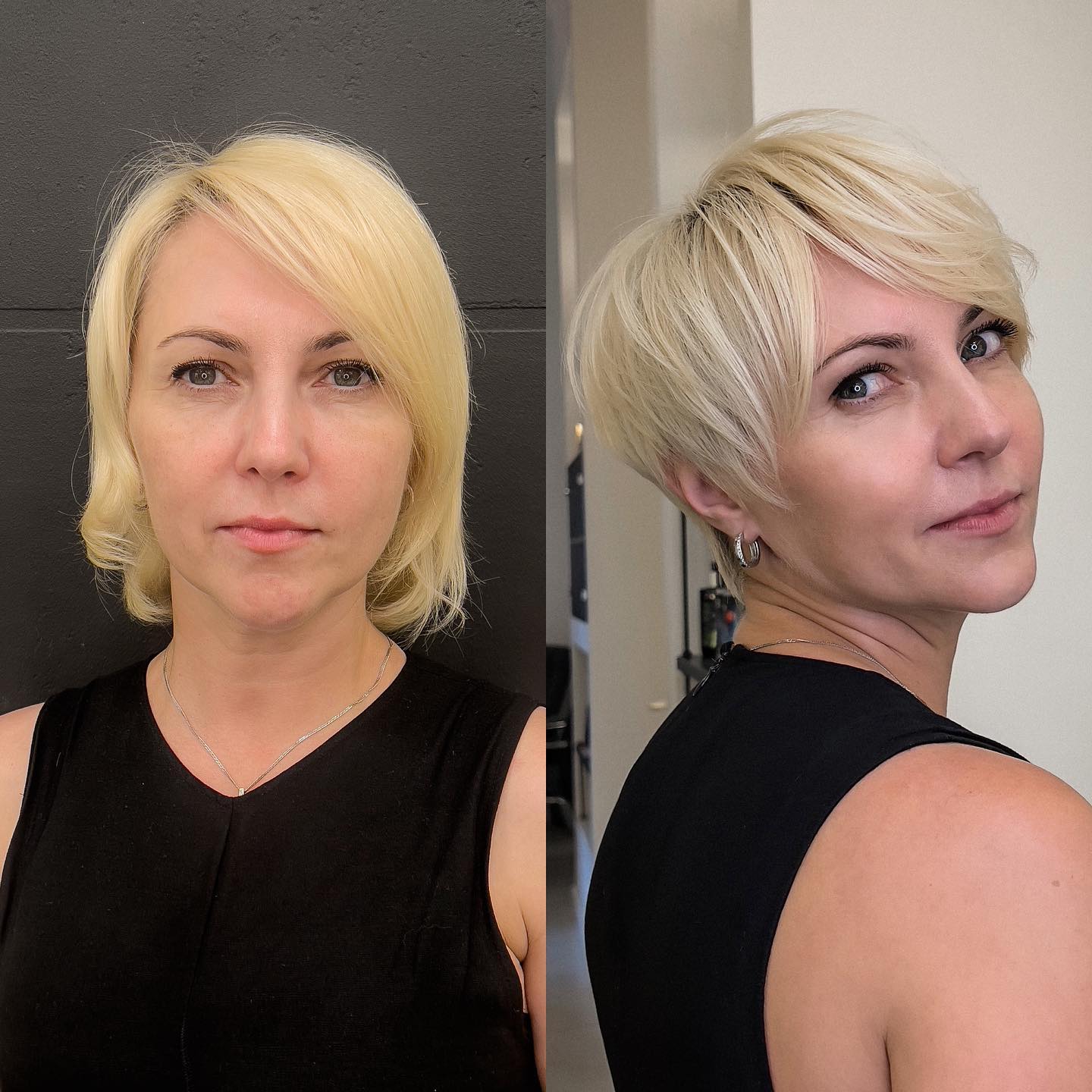 Blonde Bob to Pixie Makeover