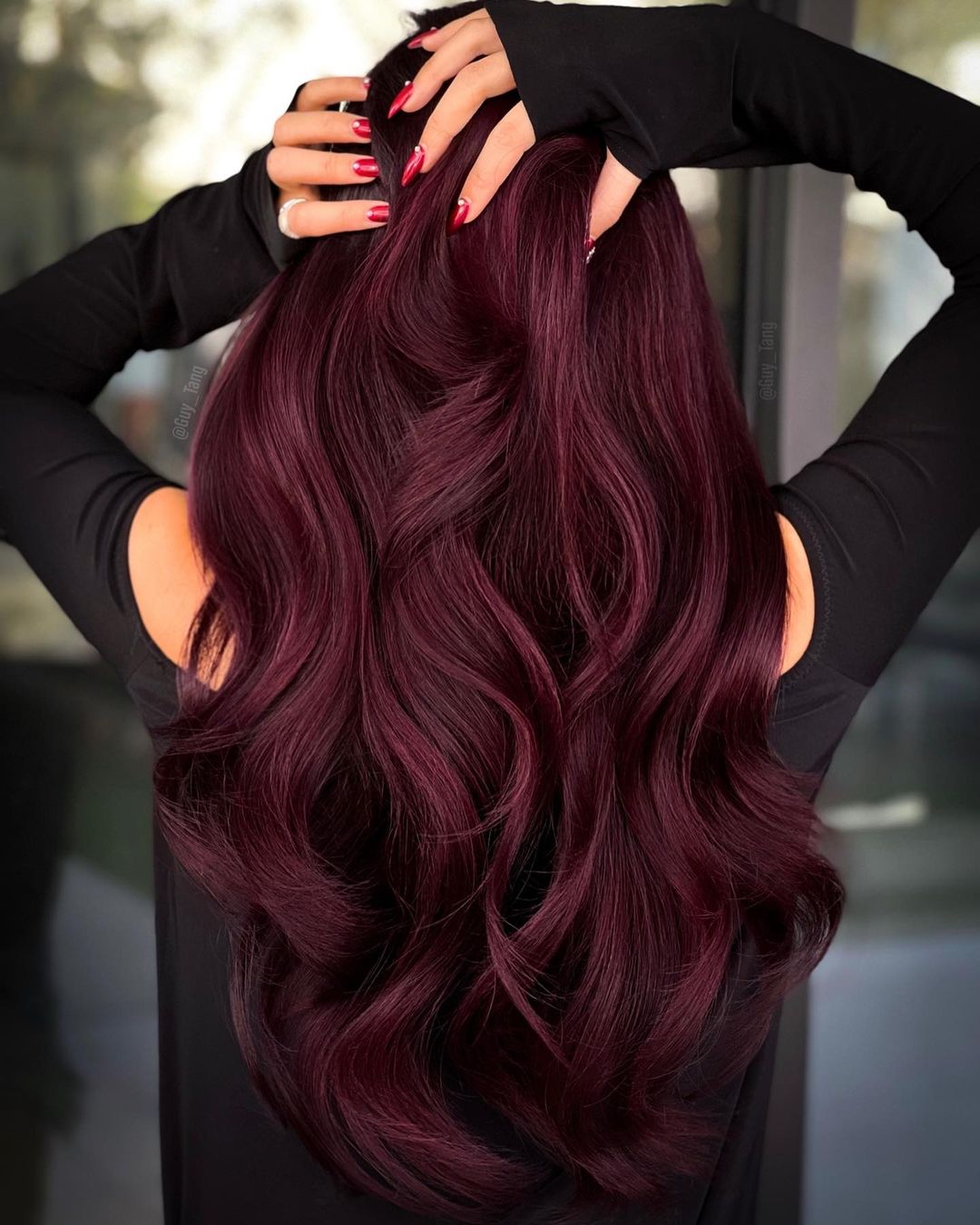 Juicy Burgundy Hair Color